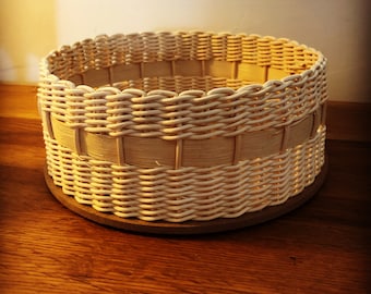 DIY basket weaving kit for beginners | trash | rattan | gift | diy | tutorial | make your trash | basketry | basket | kit | wicker