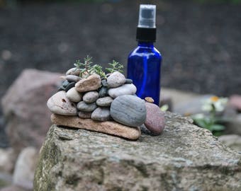 Natural Stone Succulent Planter