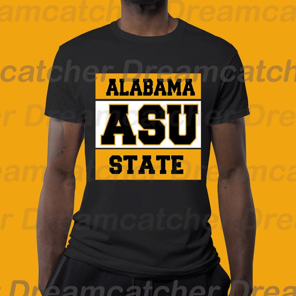 ASU Alabama State University svg,png & jpeg