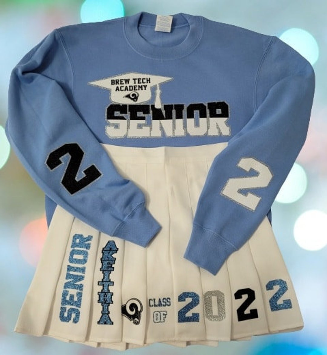Seniors Sweatshirt and Skirt Sold Separately Add Each Item to - Etsy