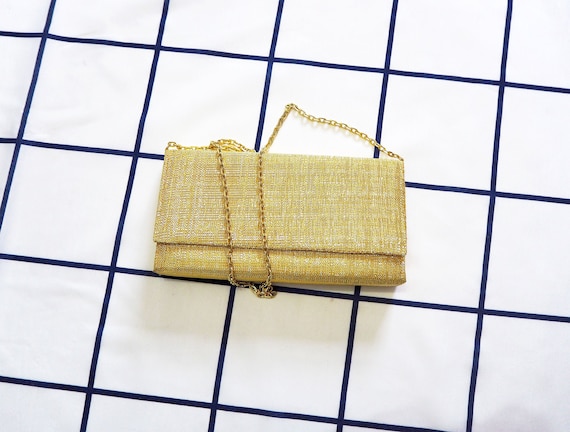 Vintage 60s "Belinda" Gold Lurex Evening bag