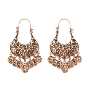 Egyptian Goddess Dangle Chandelier Earrings