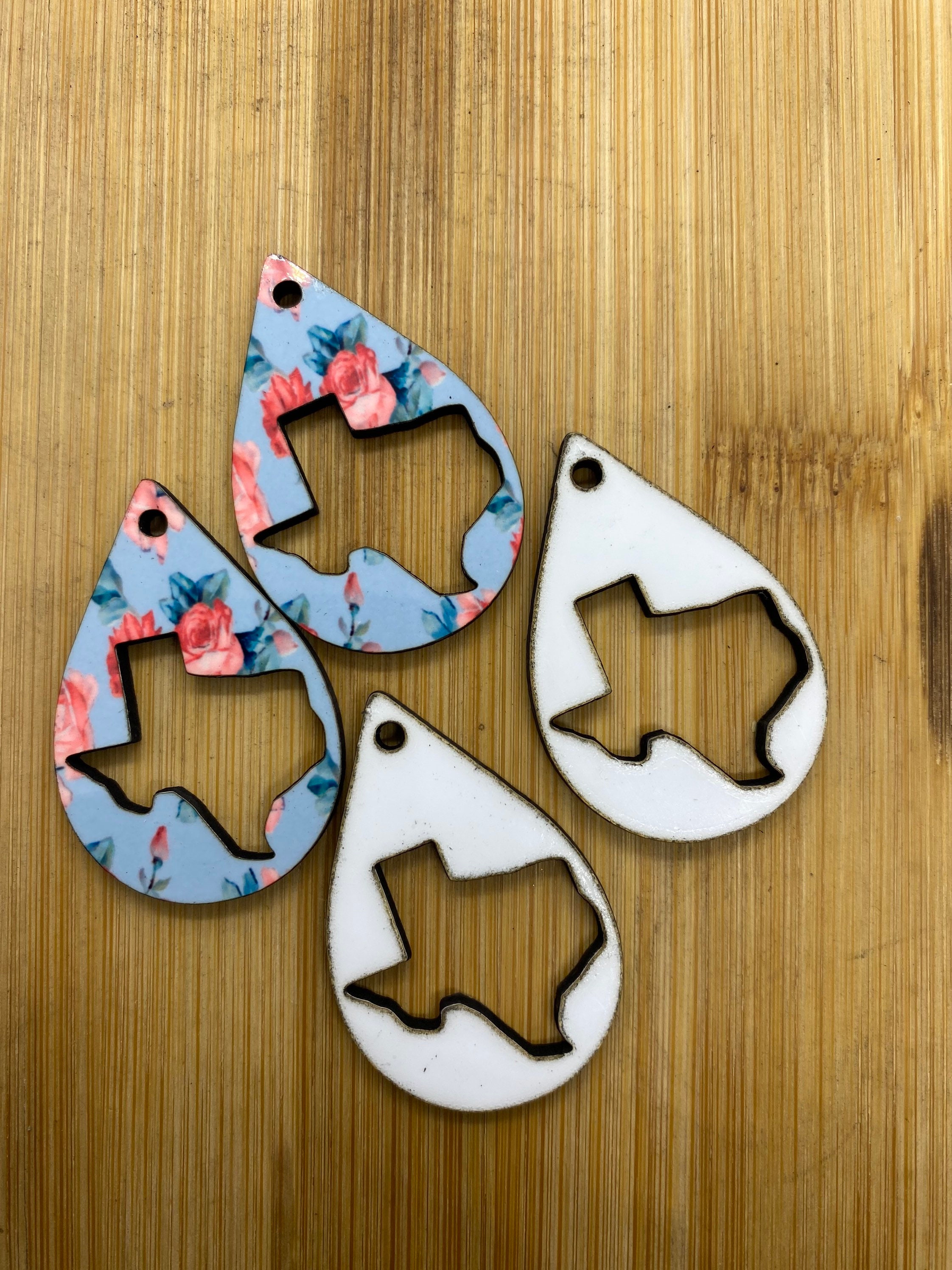 Sublimation Blank State Earrings Dangle and Stud Hardware Sold Etsy