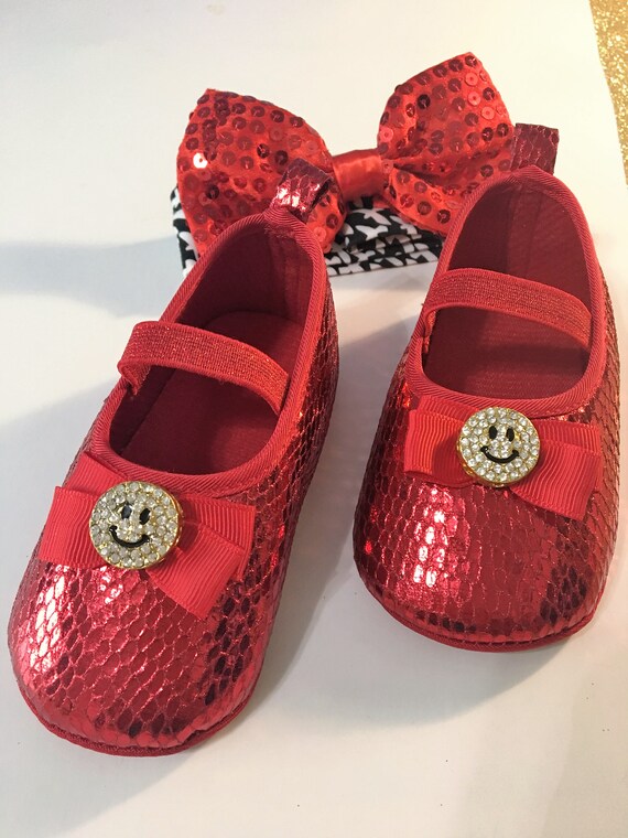 baby girl red shoes