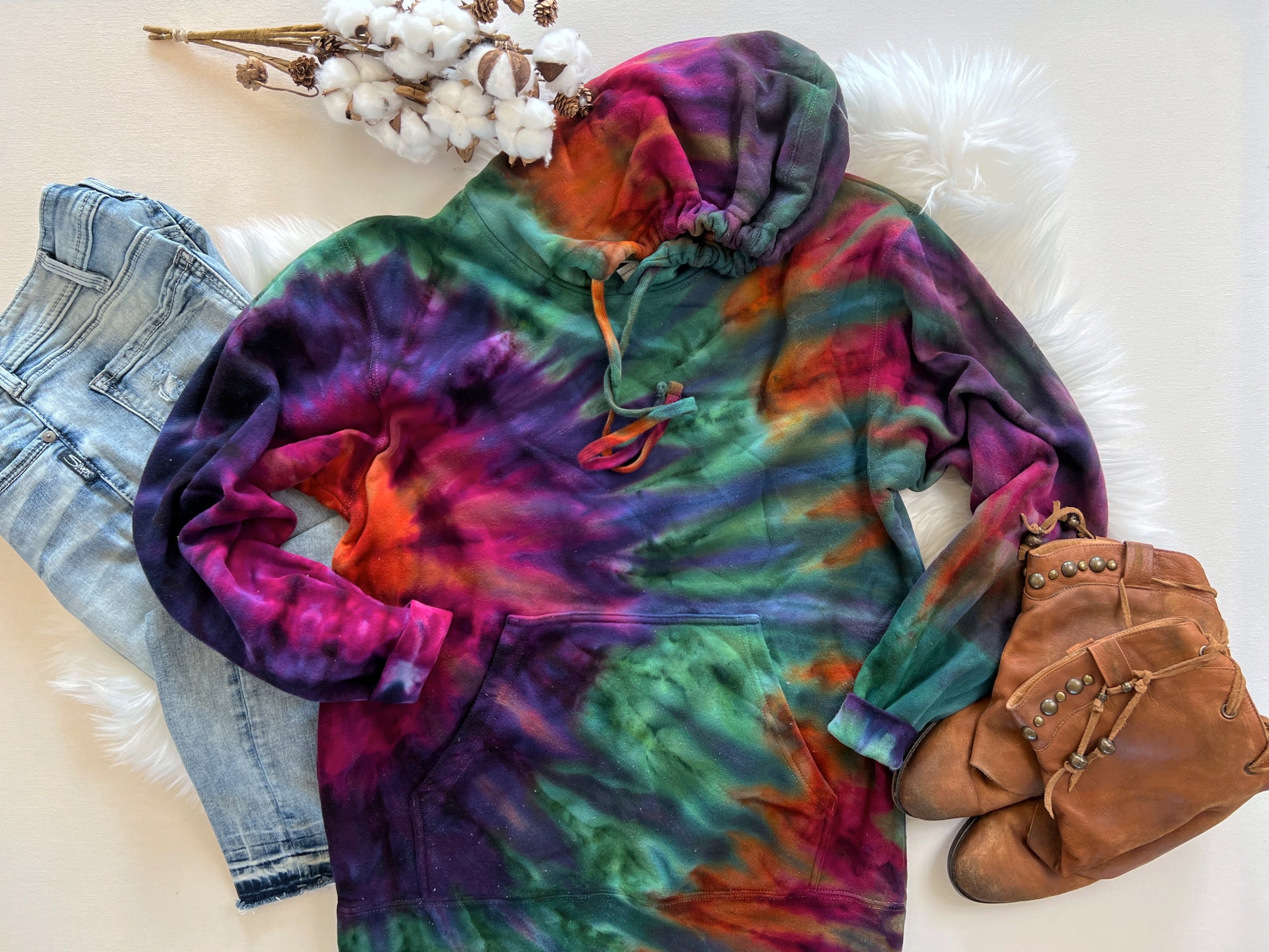 Tye Dye Hoodie Etsy