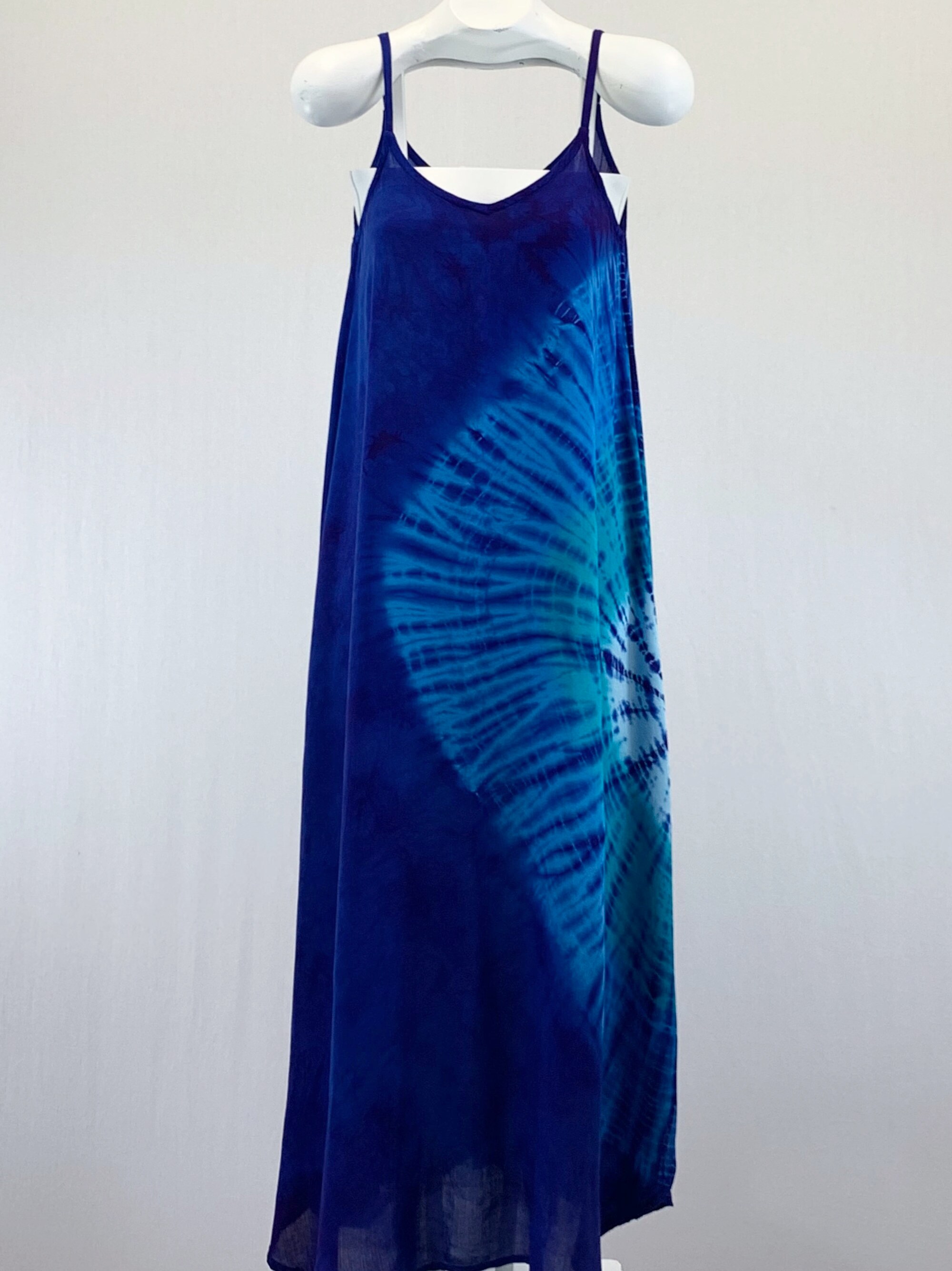 STie dye spaghetti strap dress tie dye maxi dress Etsy