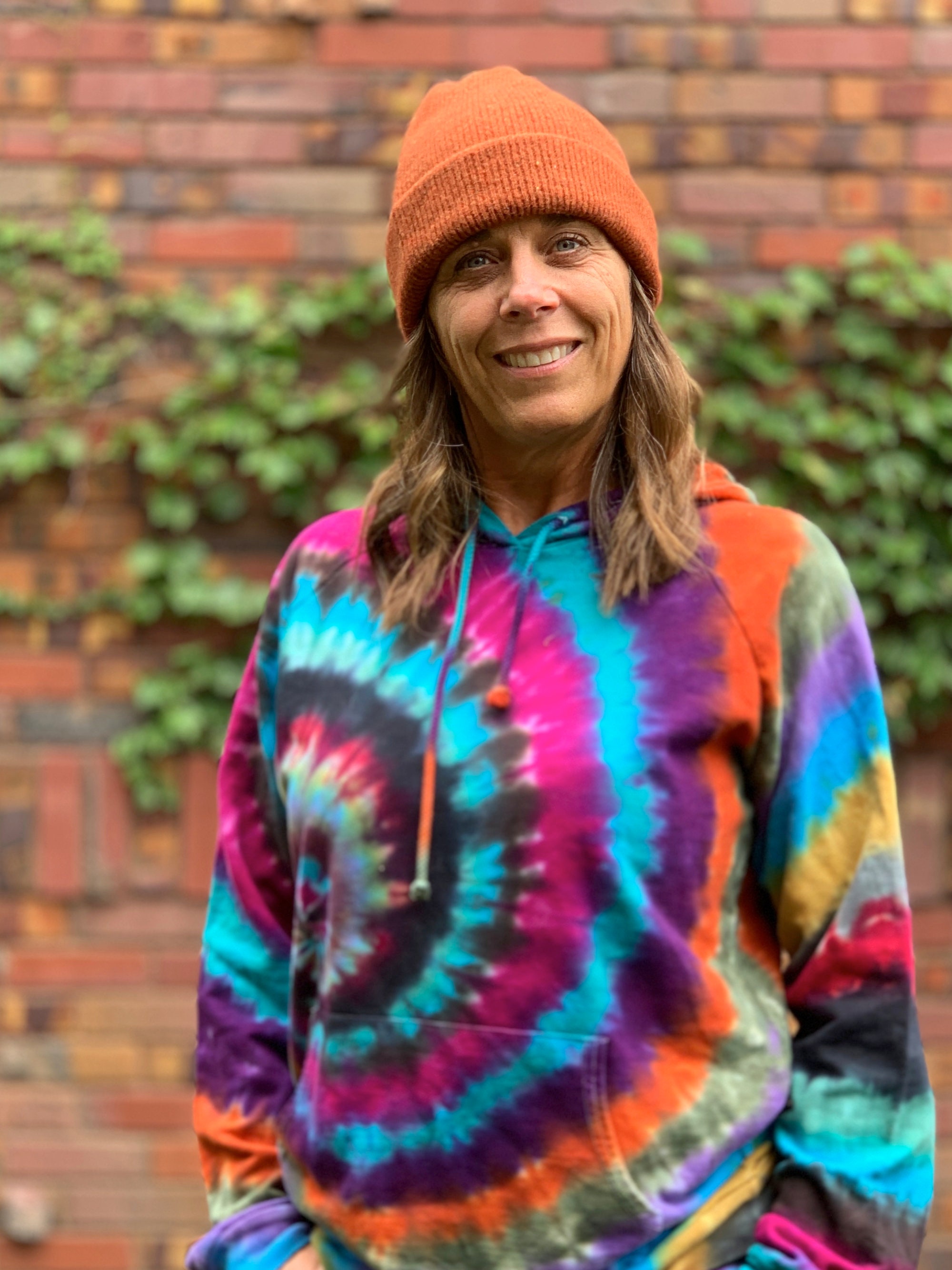 Clothing Champion Womens Tie Dye Hoodie GT4L Women's Champion Tie