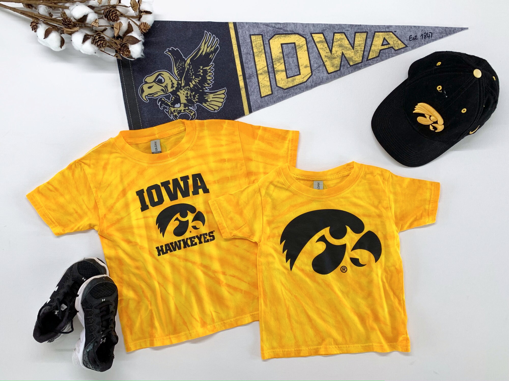 Iowa Hawkeyes Jersey Toddler Black Iowa Hawkeyes Big Logo T-Shirt