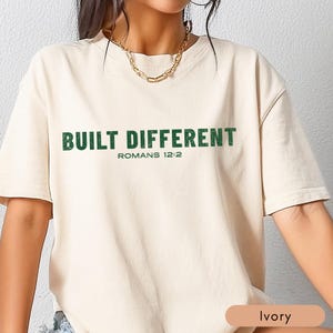 Christian Vintage Streetwear, Religious Shirt, Faith Christian Comfort Color® TShirt, Inspirational Clothing, Called to be Different, Chosen