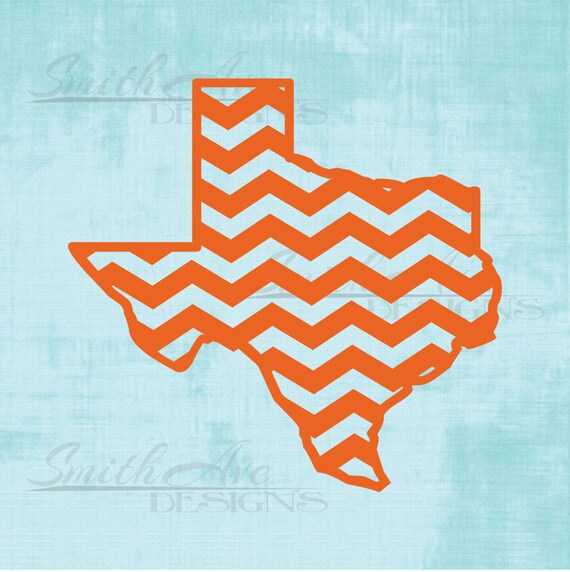 Download Chevron Texas States USA SVG File Quote Cut File | Etsy