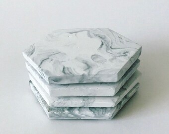 SET OF 4 COASTERS - "GEOMETRIC" - 100MM X 4MM - DESIGN 5
