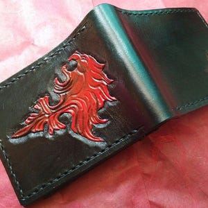 FF8 Griever - Leather Bifold Wallet - Handcrafted Final Fantasy inspired Wallet -