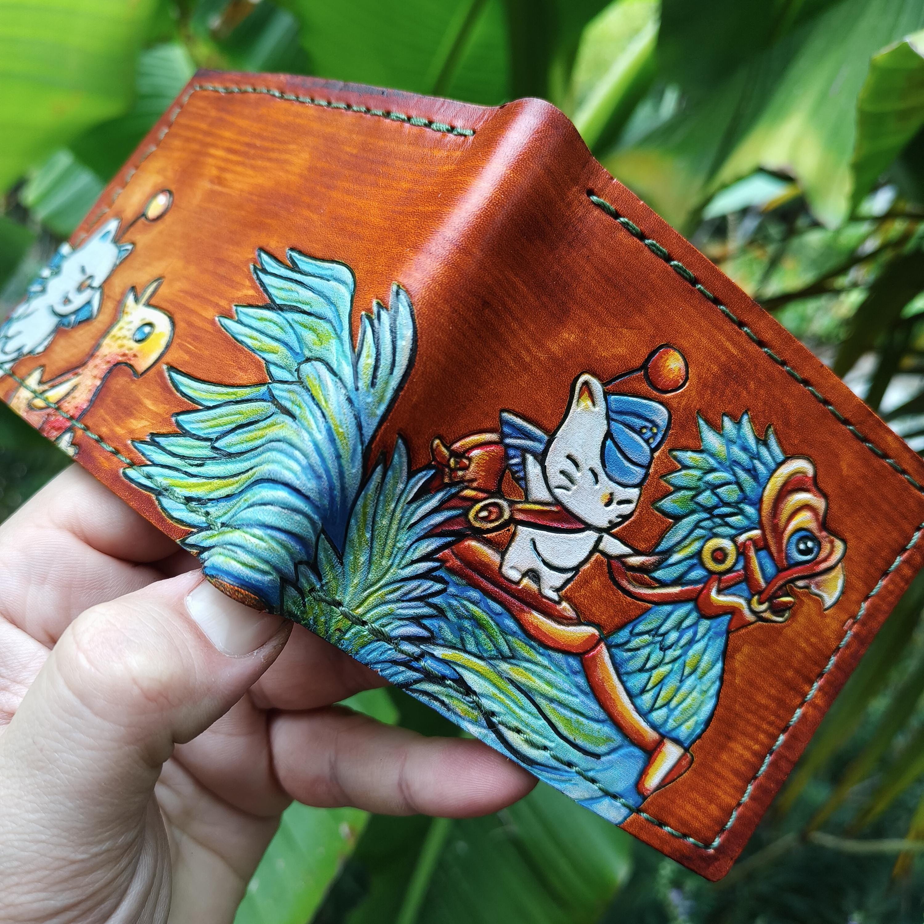 FINAL FANTASY XIV 二つ折り財布 Ffxiv Wallet - Etsy