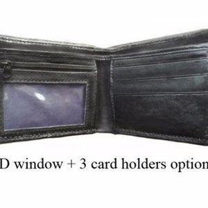 Enderman eyes Shmuggle face Necromonicon demon eyes Leather wallet. image 6