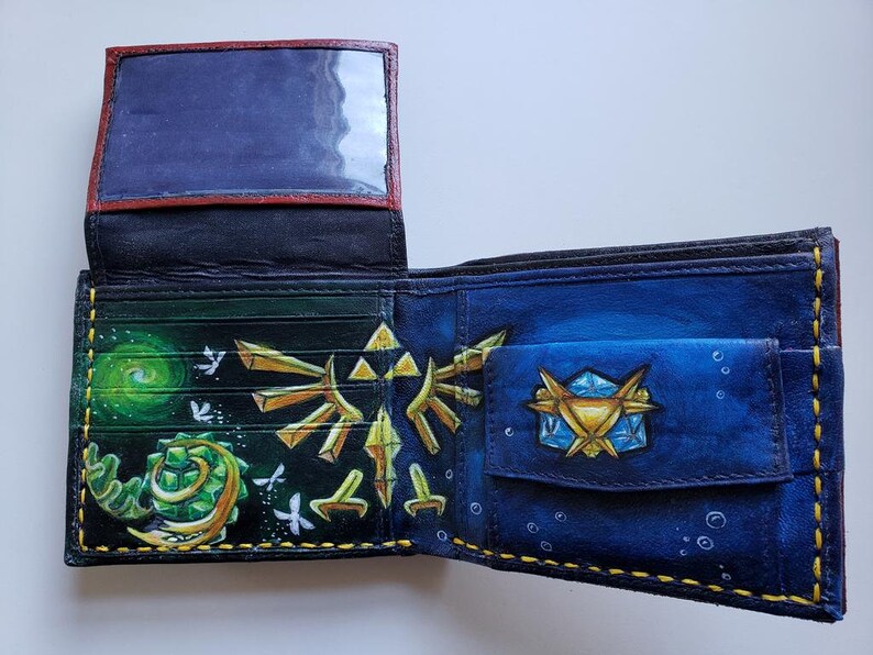 Holy Relics Majoras Mask leather wallet Leather Bifold Etsy