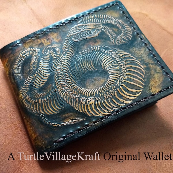 Rattlesnake Wallet Etsy