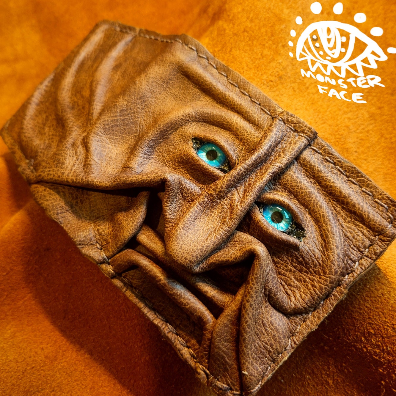 Monster Face - Crackled Brown Version - Necromonicon - Oz