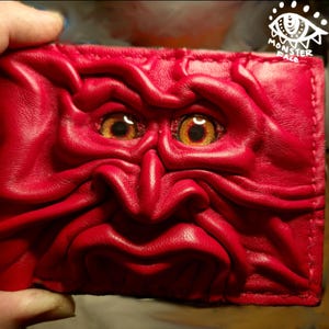 Red Man- Feuergeist - Geldbörse aus Leder.