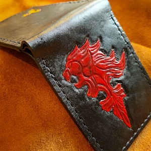 FF8 Griever - Handgefertigte Final Fantasy inspirierte Leder Geldbörse -