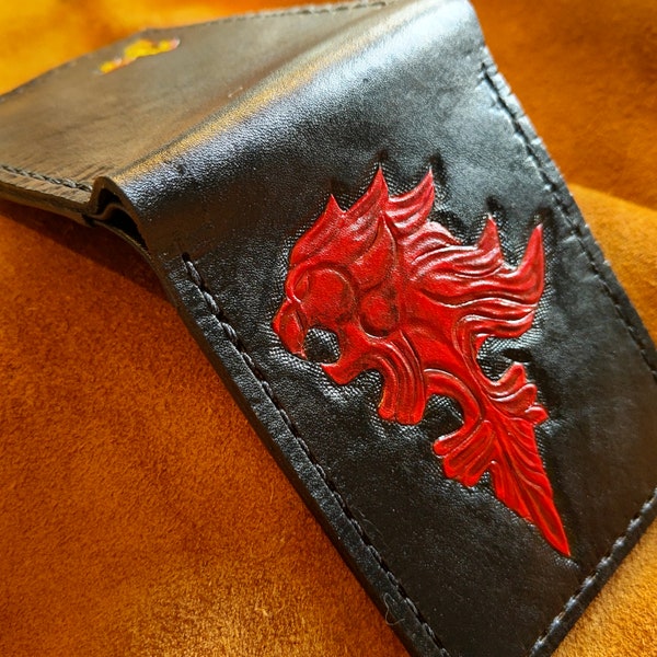 FF8 Griever - Leather Bifold Wallet - Handcrafted Final Fantasy inspired Wallet -