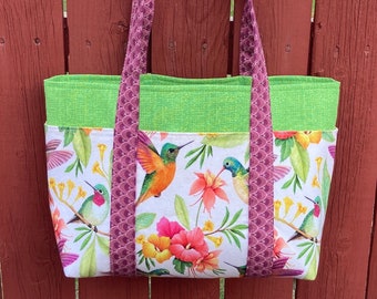 Tote Bag with 6 OUTER Pockets - CUSTOM