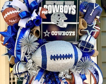 Dallas cowboys wreath