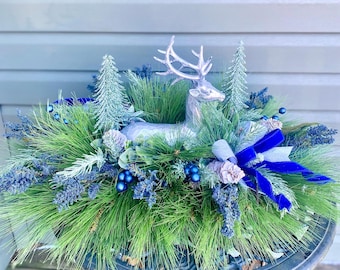 Winter Deer Grave Saddle