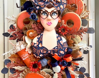 Fall Lady wreath