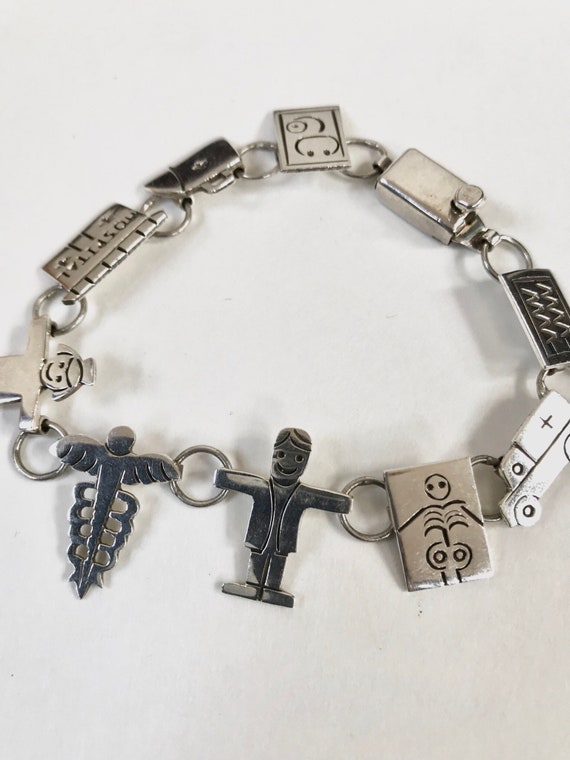 Nurse Bracelet Mexico Silver World, doctor bracele