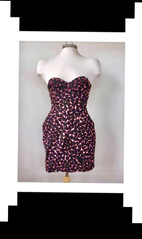 strapless bandeau dress