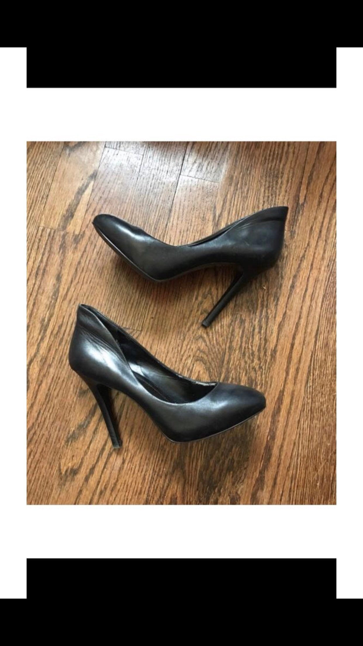 bcbg black pumps