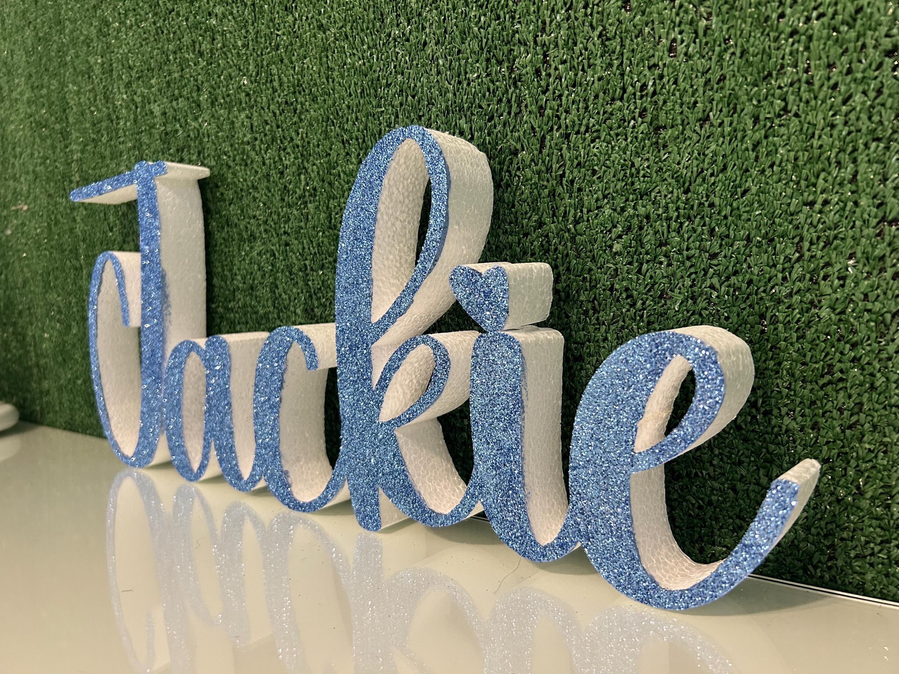 Letter Cutout, 3D Letters, Custom Name, letter foam, foamboard name, 3D Styrofoam name, name for backdrop, personalized name, script name