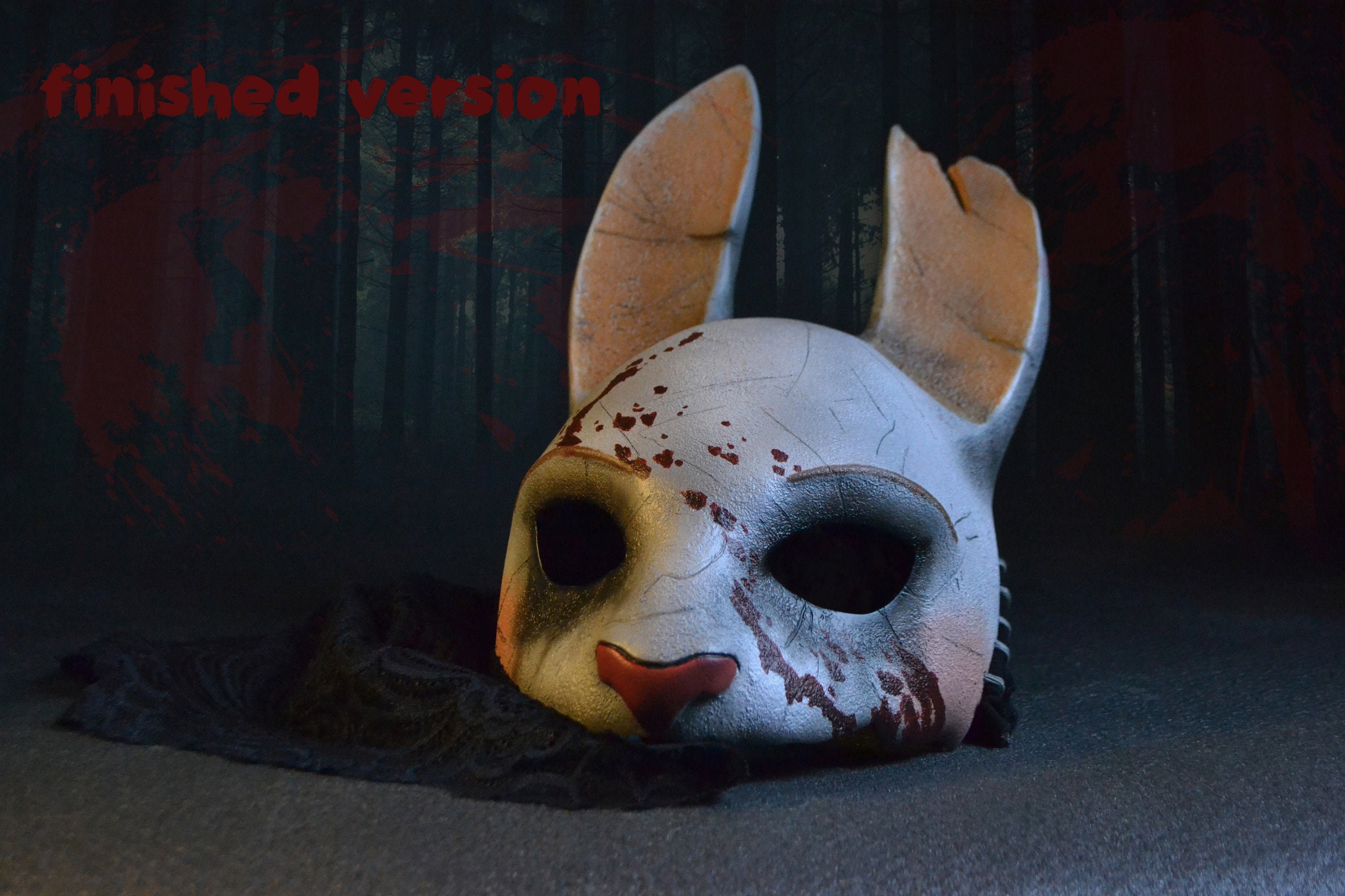 Dead By Daylight Huntress Mask Wearable Halloween Costume Etsy