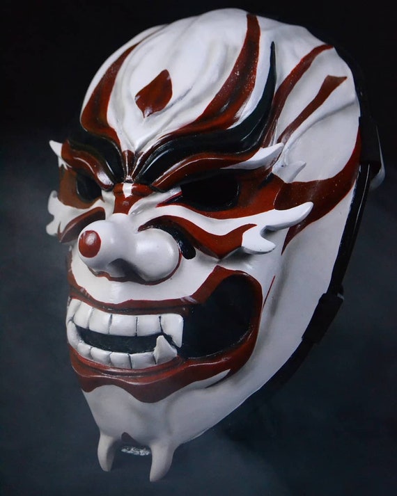 Jiro Mask From Payday2 Etsy
