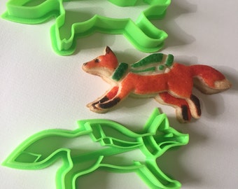 Winter Fox Cookie Cutter Set - Christmas Cookie Cutter