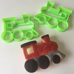Steam Train Engine Cookie Cutter Set