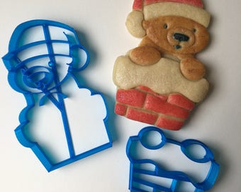 Christmas Cookie Cutter Set - Santa Bear