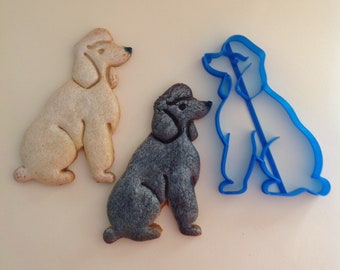 Poodle Cookie Cutter | 3D Printed PLA | Single-Layer Design for Easy Decorating | Dog Birthday Party | Pet Themed Events