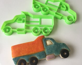 Construction Vehicle Cookie Cutter Set - Dump Truck
