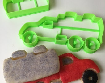 Tanker Truck Cookie Cutter Set