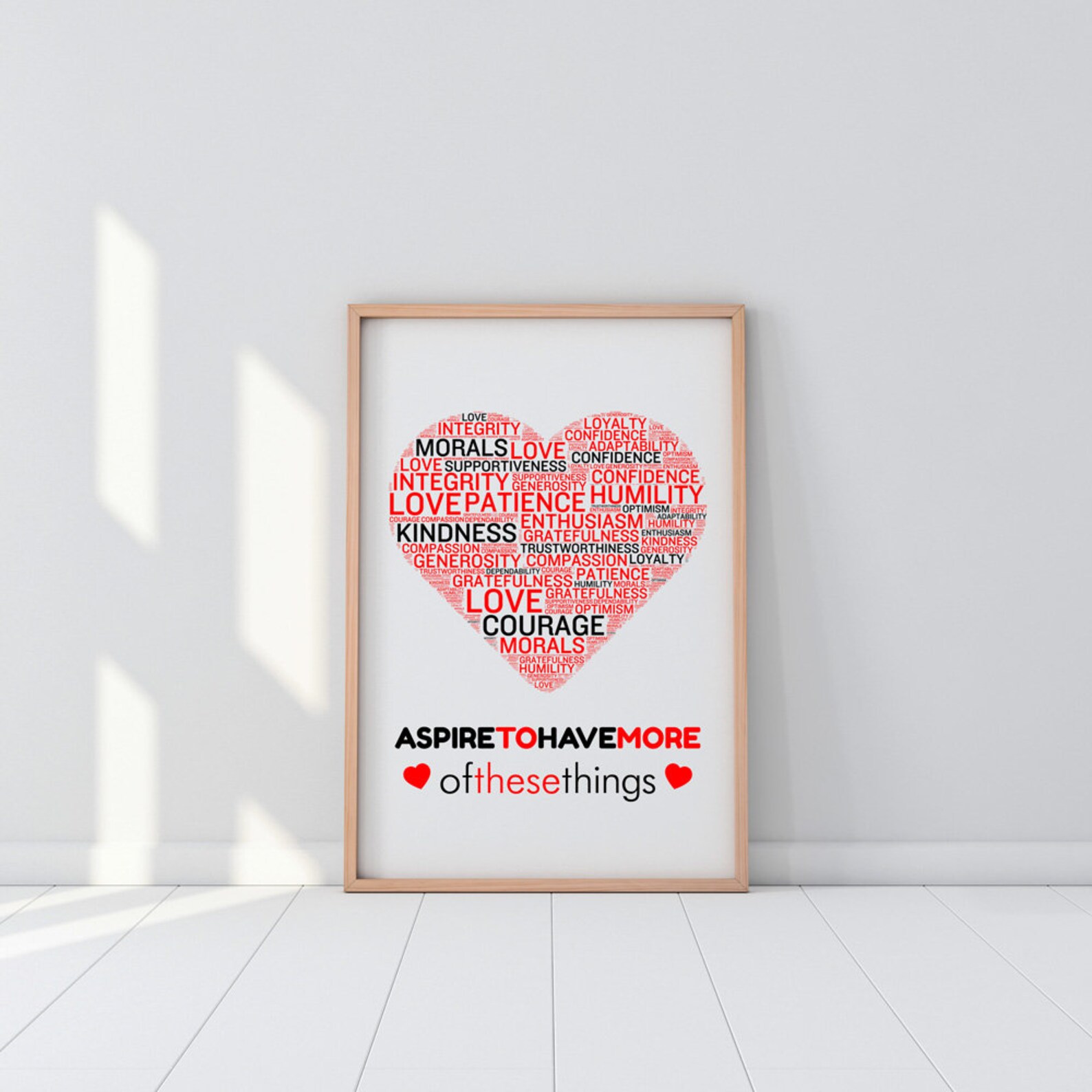 Digital Download Printable Poster Aspire for More Quote Etsy