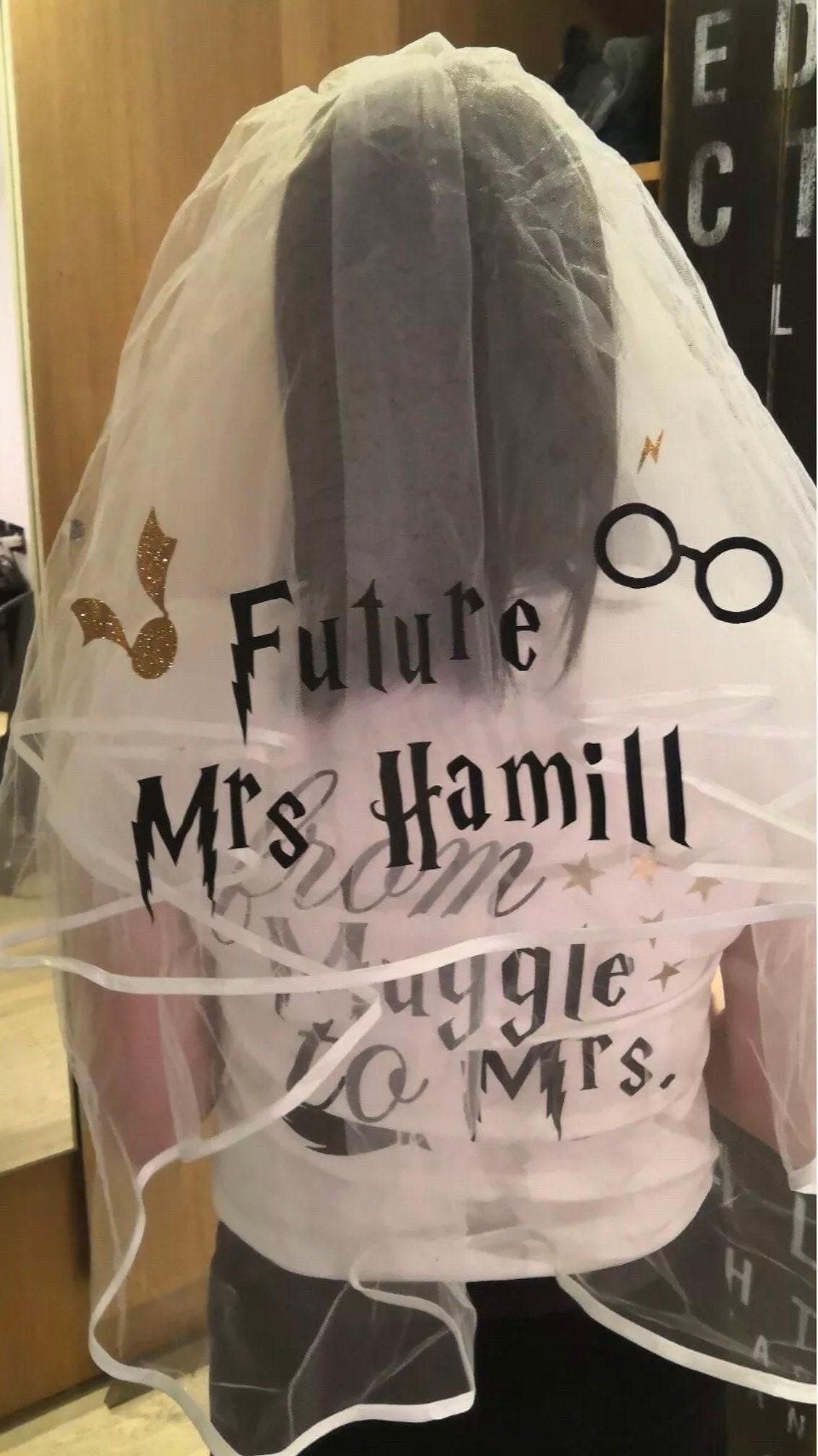Personalised Harry Potter Theme Hen Do Party Veil Bride Etsy