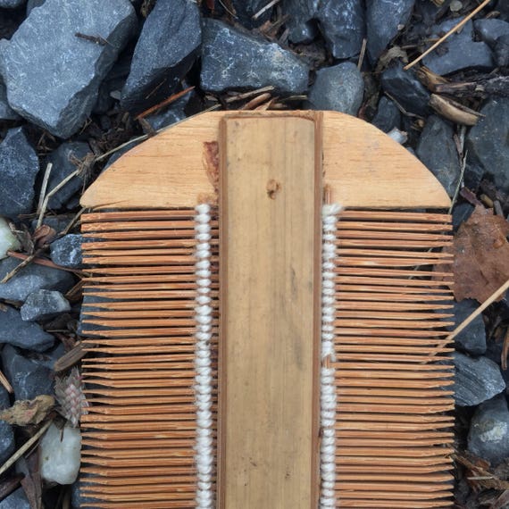 Vintage Handcrafted Wooden Comb - image 3