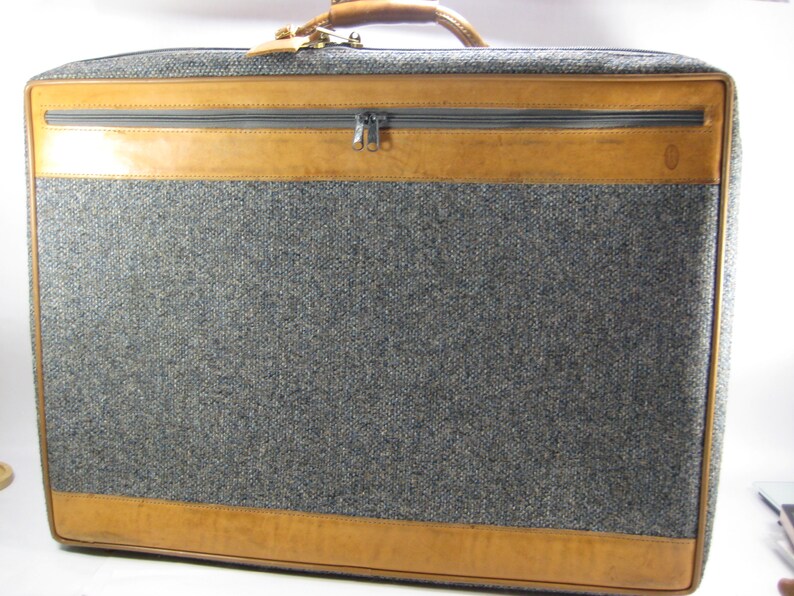 hartmann tweed luggage vintage