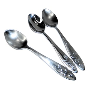 Lenox Butterfly Meadow 3 Soup Spoons 2 Used, 1 is Still Shiny!