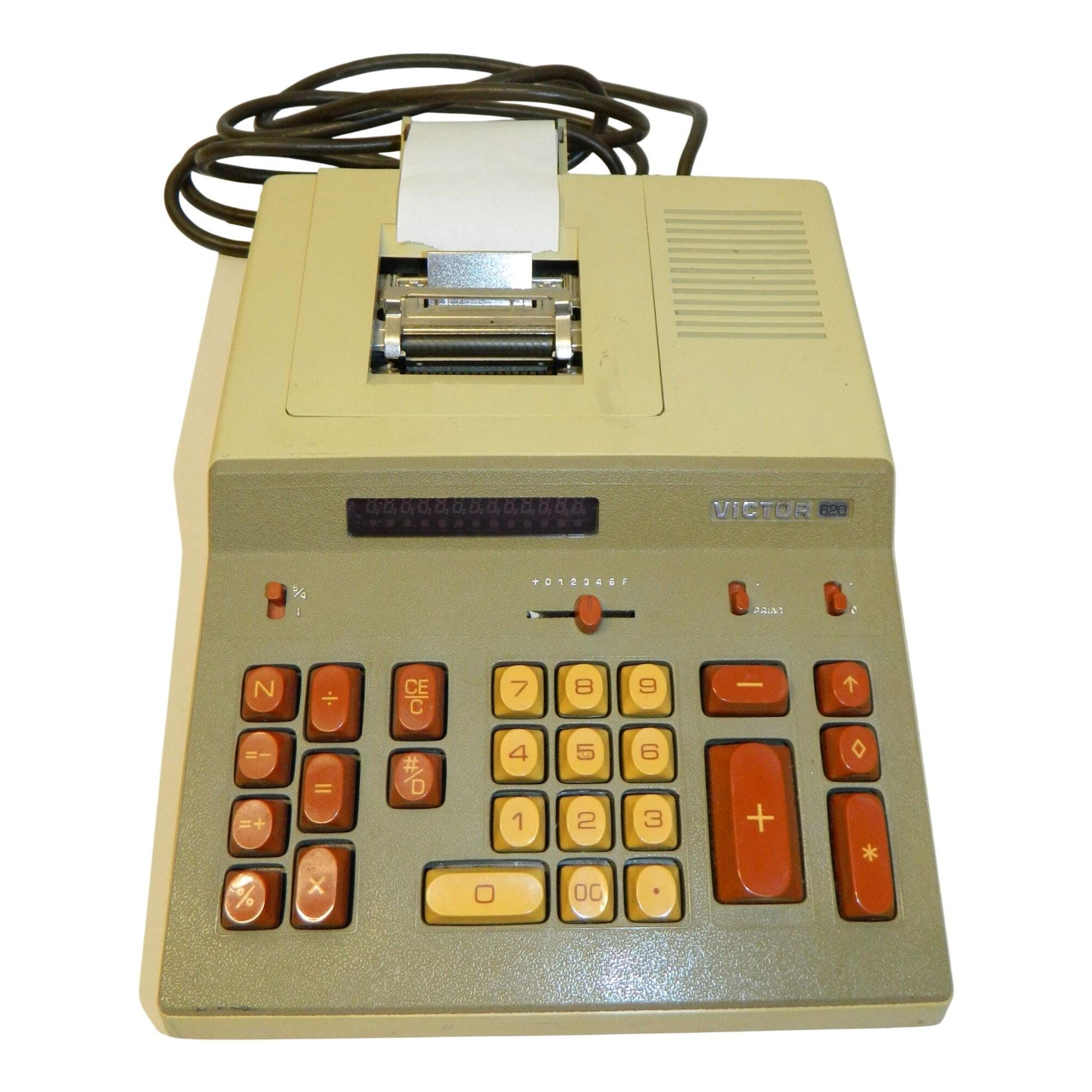 VTG 40s Victor Electric Adding Machine Calculator Model 72 85 54 W