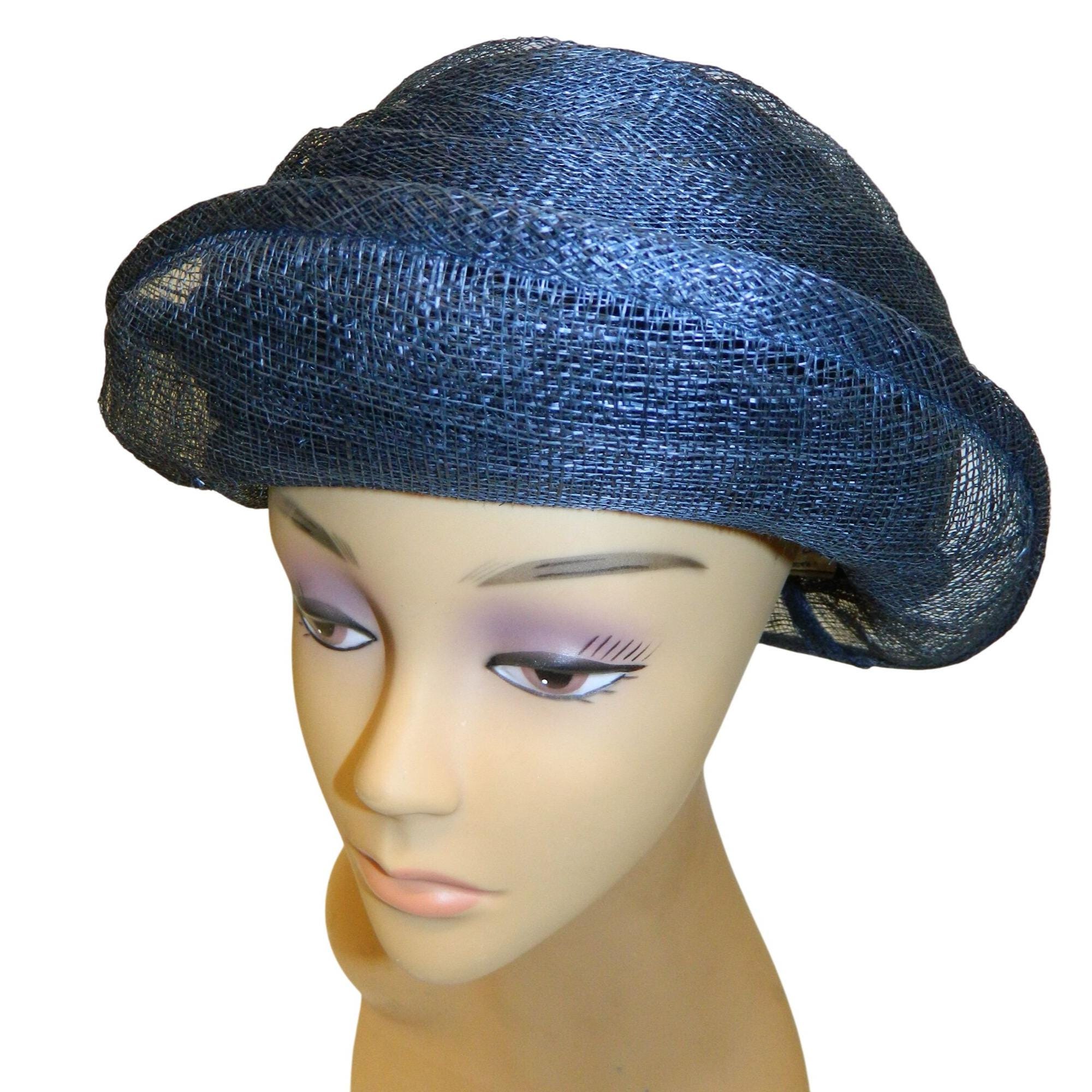 Acrylic And Wool Handmade Women Hat Made In Italy Classic Straw Floppy, Hats Classic Italy main image 3