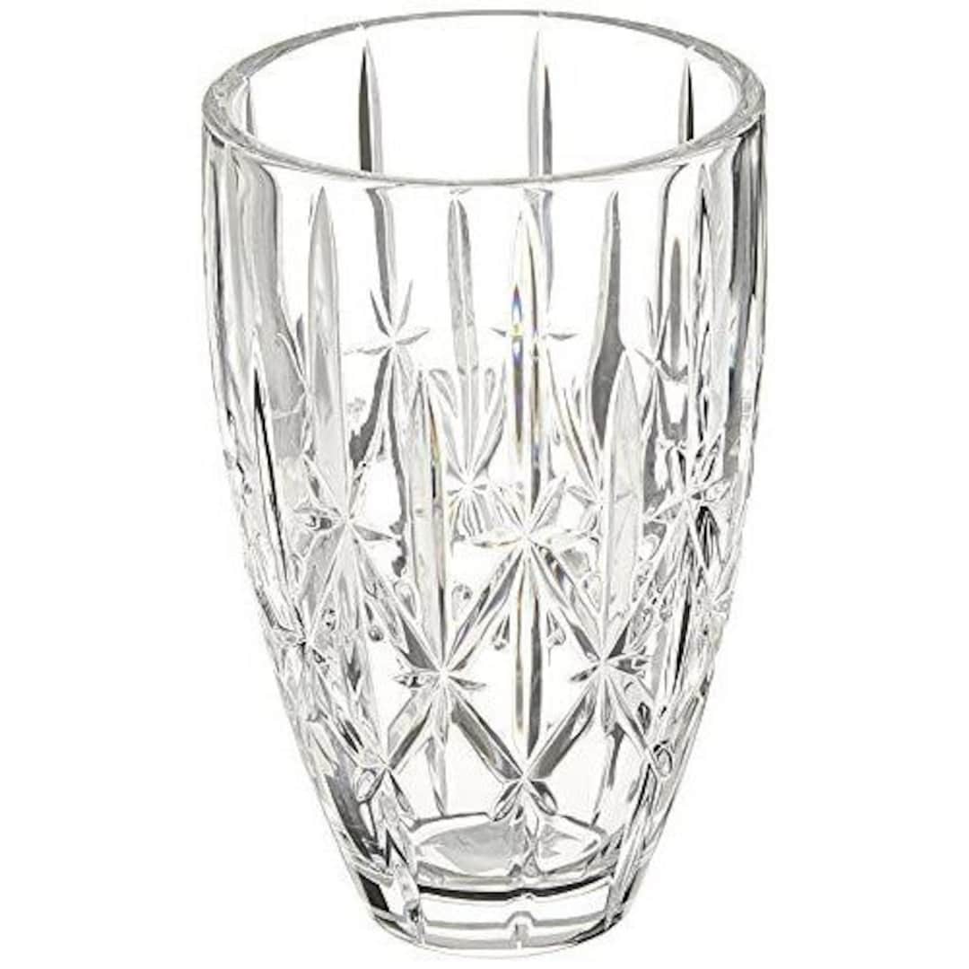 Marquis by Waterford Crystal Clear 9 in Flowers Vase Thick Etsy