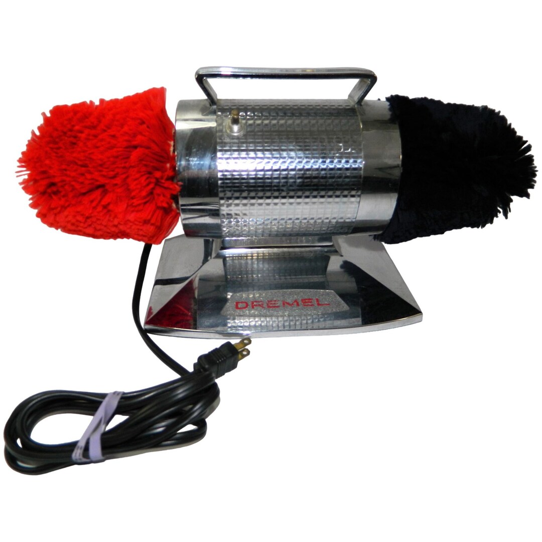 Vtg Mcm Chrome Shoe Shine Dremel Electric Working 775 Double Etsy