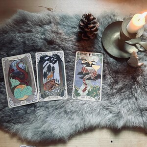 Leituras de Tarô Psíquicas de 3 Cartas por uma Bruxa da Arte ~